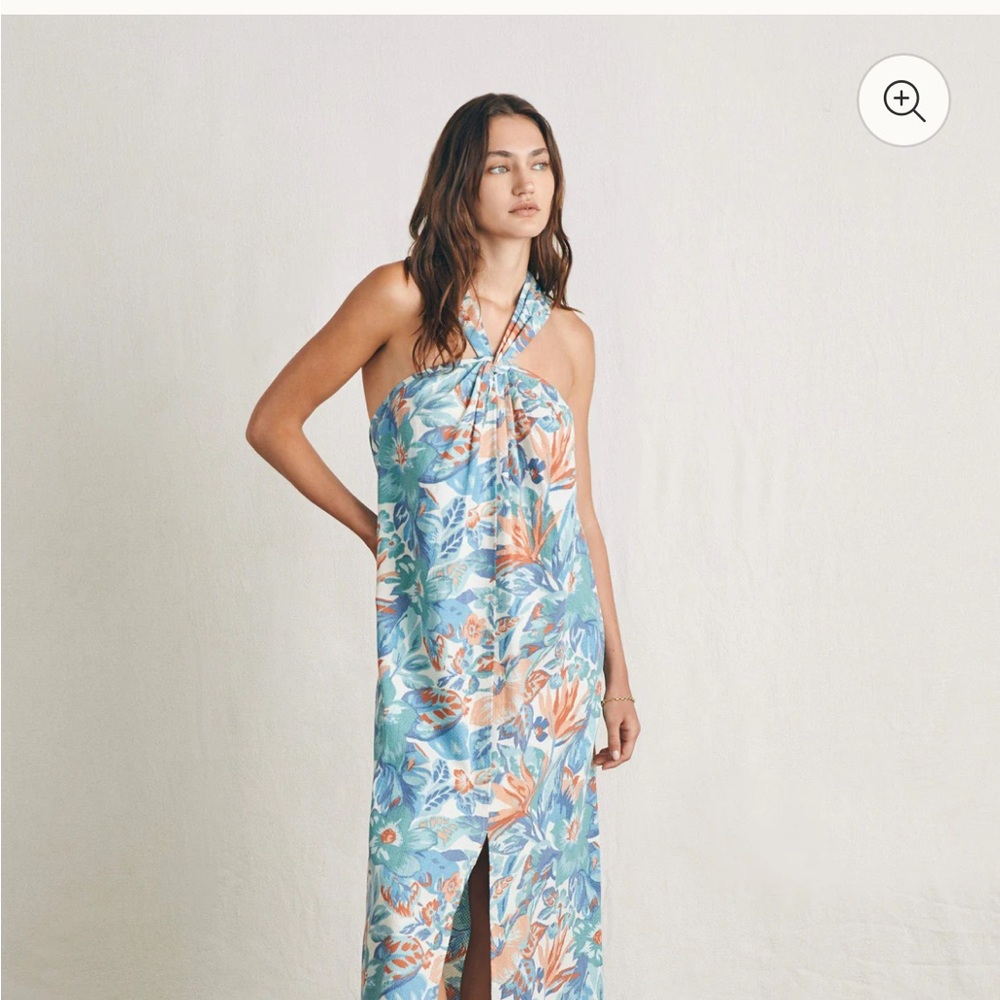 Faherty Bay Twist Dress - Paradise Blossom Floral size small nwt